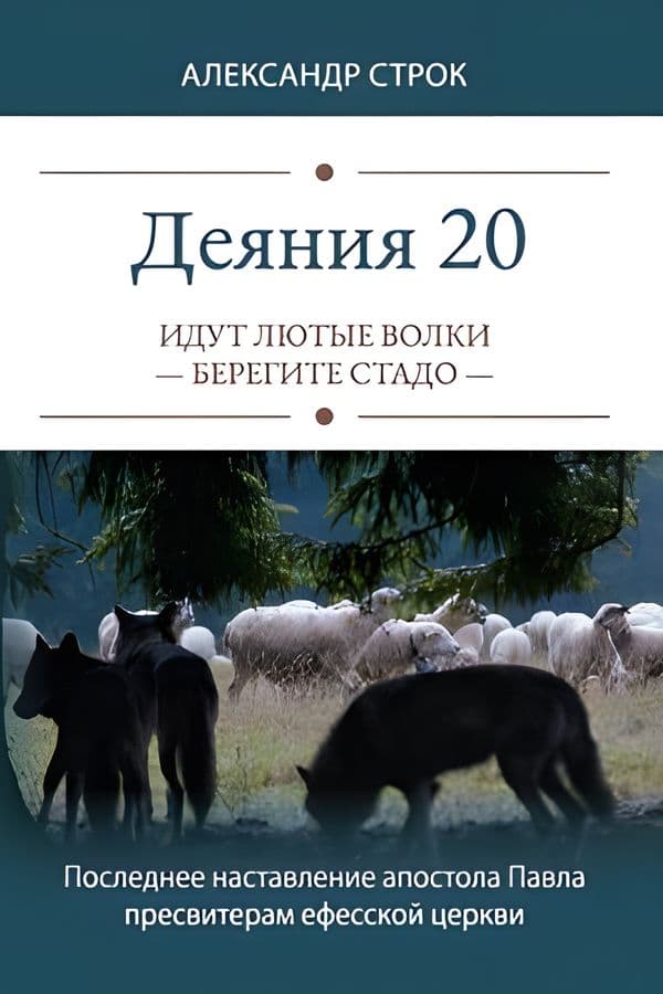 Деяния 20. Идут лютые волки: берегите стадо